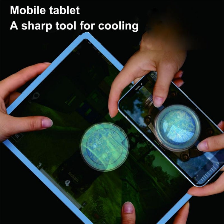 X6 Universal Mini Magnetic Mobile Phone Tablet Computer Semiconductor Radiator(High Gloss Black)