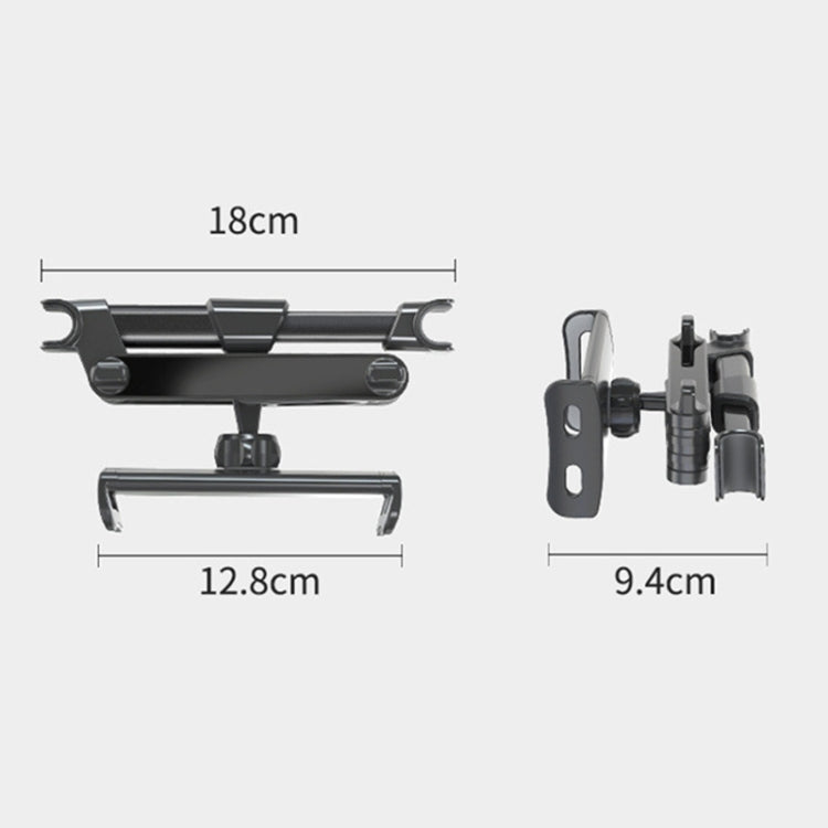 Car Seat Telescopic Bracket Car Rear Pillow Mobile Phone Bracket, Colour: 06 Upgrade Version Red