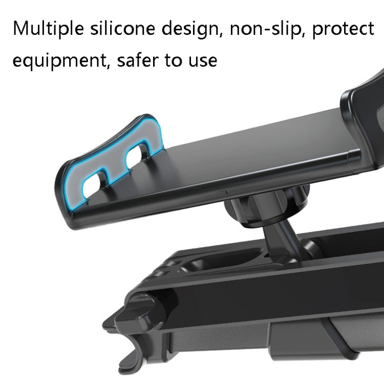 Car Seat Telescopic Bracket Car Rear Pillow Mobile Phone Bracket, Colour: 06 Upgrade Version Red