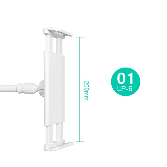 LP-6 Tablet Mobile Phone Lazy Bracket Detachable Bed Bracket, Style: Two-stage (Cute Pink)