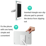 LP-6 Tablet Mobile Phone Lazy Bracket Detachable Bed Bracket, Style: Two-stage (Blue)