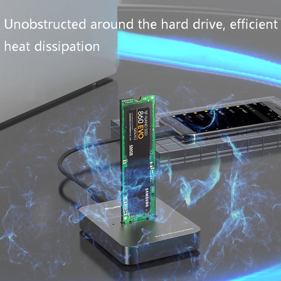 Blueendless M.2 NGFF / NVME Solid State Drive Bottom USB3.1 Notebook External SSD Mobile Hard Disk Socket, Style: SD01 (M.2 SATA Protocol)