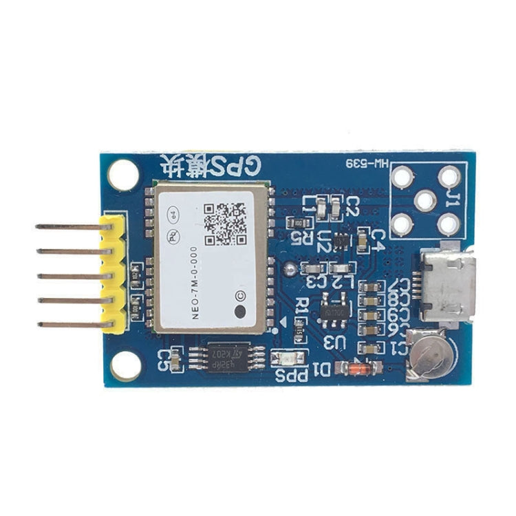 HW-539 GPS Module NE0-7M Satellite Positioning Module 51 SCM MCU for Arduino(HW-539 7M GPS)
