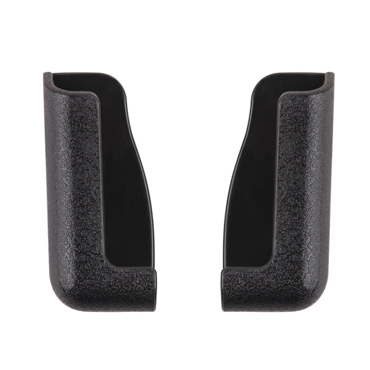 3 Pairs Car Driving Control Unit Paste Mobile Phone Holder Adjustable Width Vehicle Navigation Stand(Black)