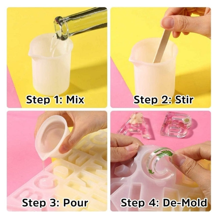 111PCS/Set DIY Mirror Silicone Pendant Mold, Crystal Epoxy Key Pendant Set(Mold)