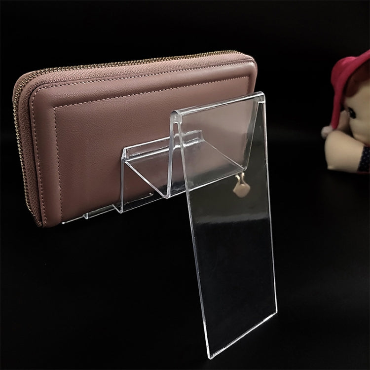 10 PCS Thickened Transparent Wallet Holder Plastic Phone Mask Display Stand Counter Display Stand,Specification: No. 3 3 Layer