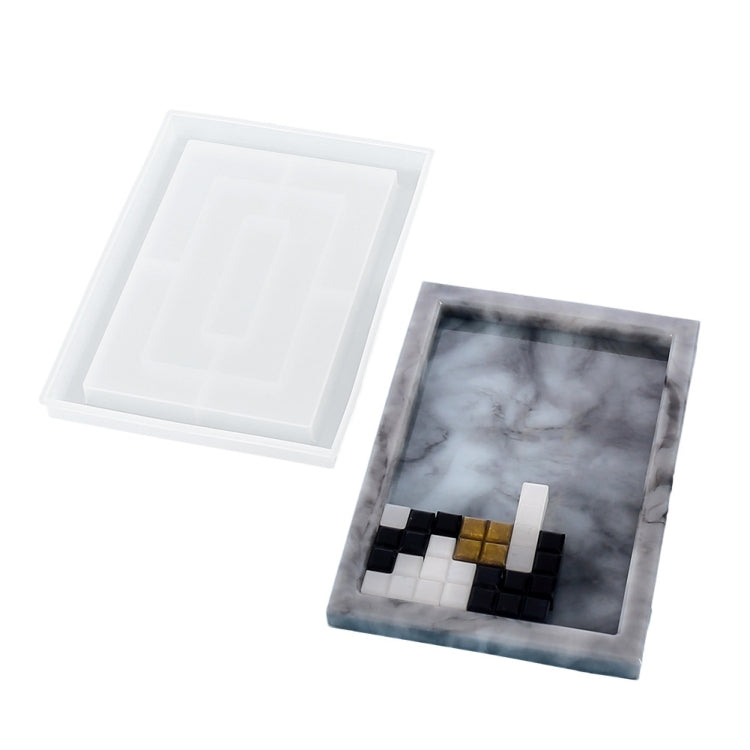 DIY Crystal Elastic Mold Silicone Mold, Specification: 60-547 Puzzle