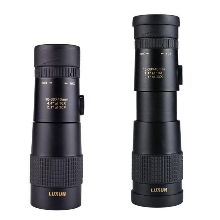 LUXUN 10-30x40 Single-Cylinder HD High-Power Telescope Mobile Phone Mini Telescope(Telescope Set)