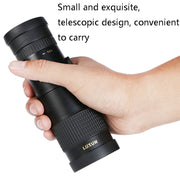 LUXUN 10-30x40 Single-Cylinder HD High-Power Telescope Mobile Phone Mini Telescope(Telescope Set)