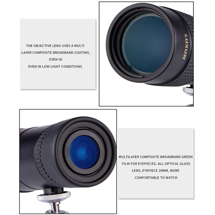 LUXUN 10-30x40 Single-Cylinder HD High-Power Telescope Mobile Phone Mini Telescope(Telescope Set)