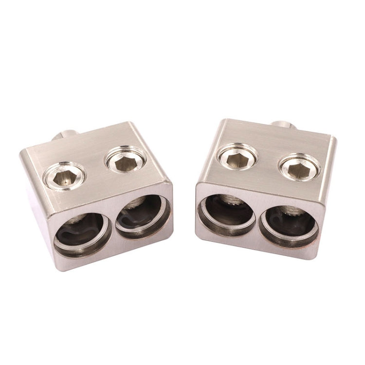 2 PCS RT54 Car Audio Amplifier 1 Point 2 Splitter High Power Supply Terminal