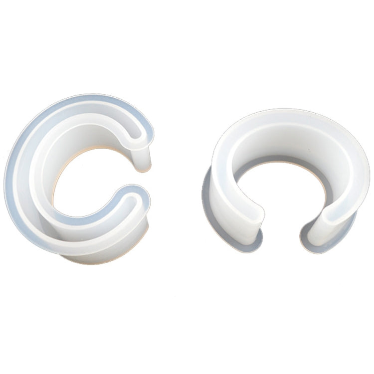 C Type Bracelet Half-Opening Mould DIY Crystal Epoxy Silicone Mould(MD1005)