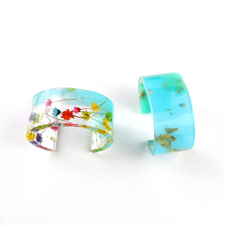 C Type Bracelet Half-Opening Mould DIY Crystal Epoxy Silicone Mould(MD1005)