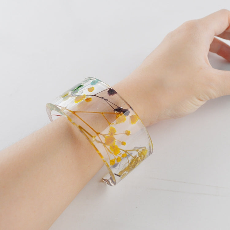 C Type Bracelet Half-Opening Mould DIY Crystal Epoxy Silicone Mould(MD1005)