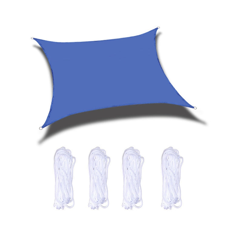 Outdoor Garden Sunshade Sail Water-resistant Anti-UV Canopy, Size: 2m x 3m(Royal Blue)