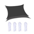 Outdoor Garden Sunshade Sail Waterproof Anti-UV Canopy, Size: 2m x 5m(Black) - free shipping - PMC TechLife - Order now!