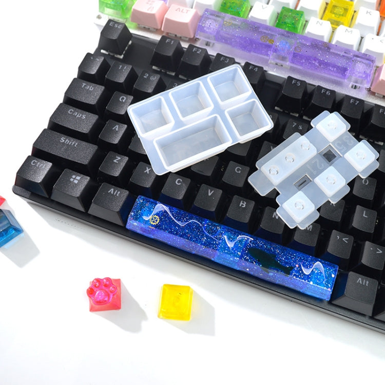2 PCS DIY Keycap Silicone Mold OEM Mechanical Keyboard Silicone Mold, Style: MD3523