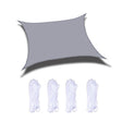 Outdoor Garden Sunshade Sail Waterproof Anti-UV Canopy, Size: 3m x 6m(Grey) - free shipping - PMC TechLife - Order now!