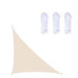 Triangle Outdoor Garden Sunshade Sail Waterproof Anti-UV Canopy, Size: 5m x 5m x 7.1m(Beige) - Tents & Accessories by PMC TechLife | Online Shopping South Africa | PMC TechLife