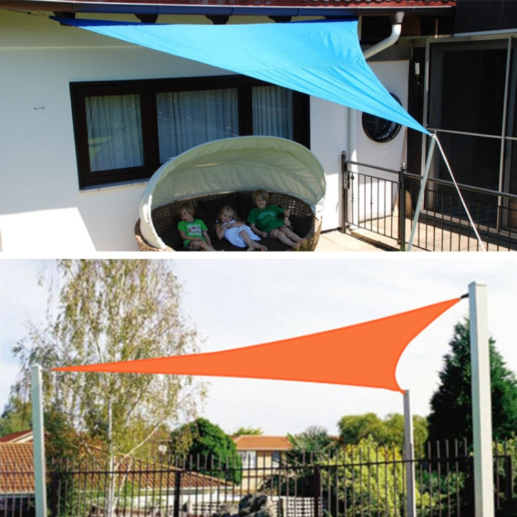 Triangle Outdoor Garden Sunshade Sail Water-resistant Anti-UV Canopy, Size: 4m x 4m x 4m(Beige)