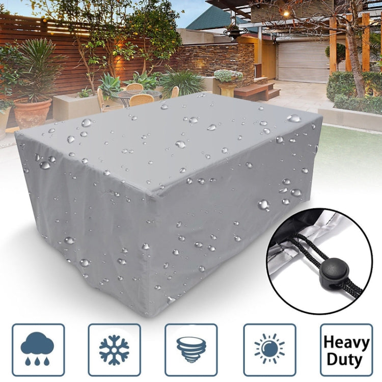 Outdoor Garden Tables And Chairs Dustproof And Water-resistant Cover, Size: 255x130x80cm