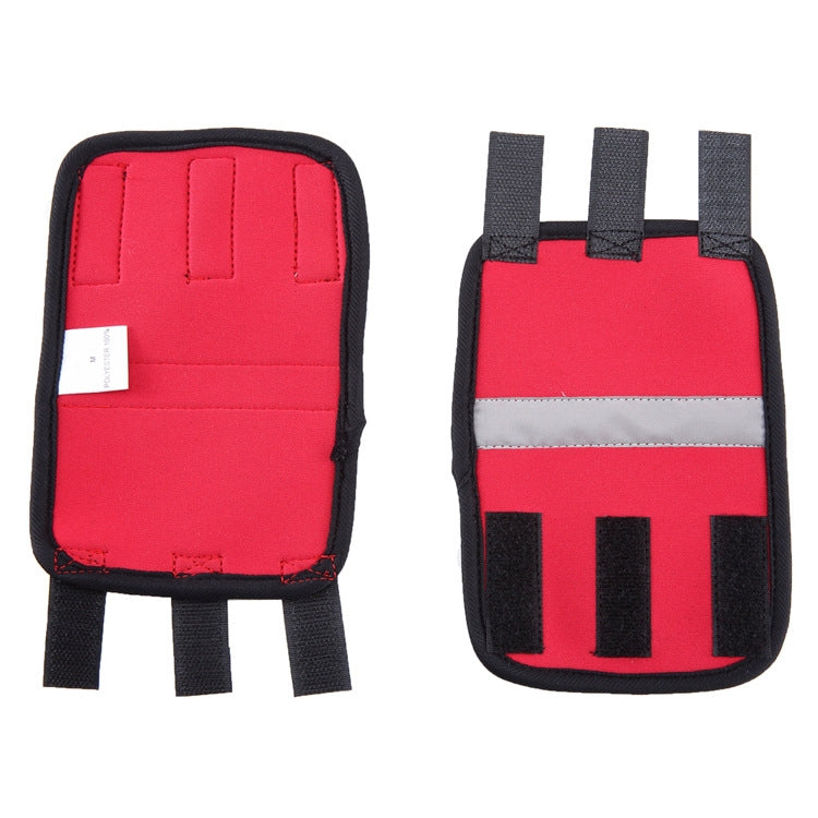 Pet Knee Protector Dog Surgery Injury Protective Cover, Size: M(Red Reflection)