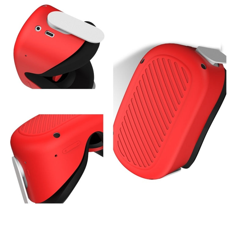 VR Glasses Silicone Water-resistant Dust-Proof And Fall-Proof Protective Shell For Meta Quest(White)