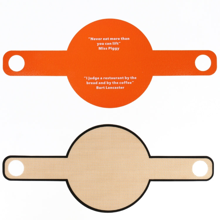 Oven Accessories Bread Dough Transfer Baking Mat Long Handle Extraction Mat(Orange)