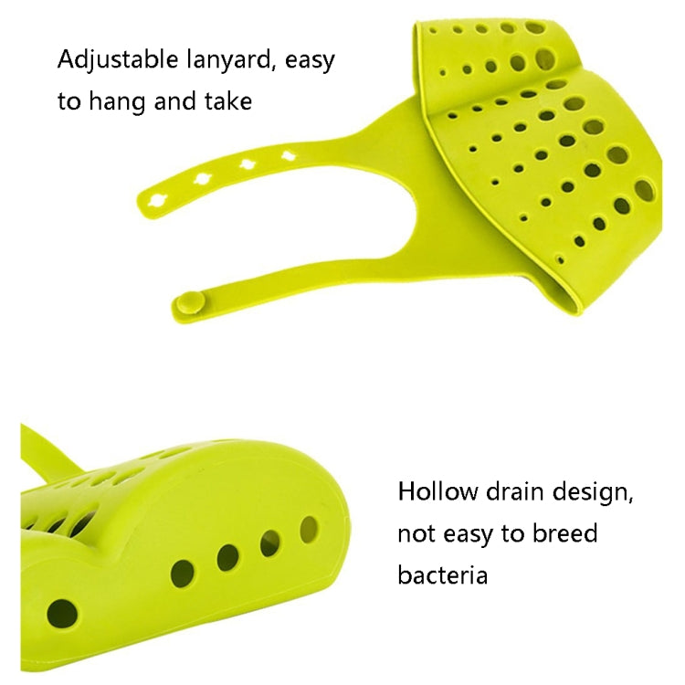 TM15008 Adjustable Snap-On Sink Storage Hanging Basket Kitchen Drain Hanging Bag(Random Color Delivery)