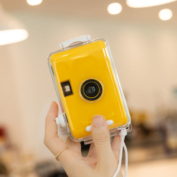 Cute Retro Film Water-resistant Shockproof Camera With Disposable Film(All White Shell)