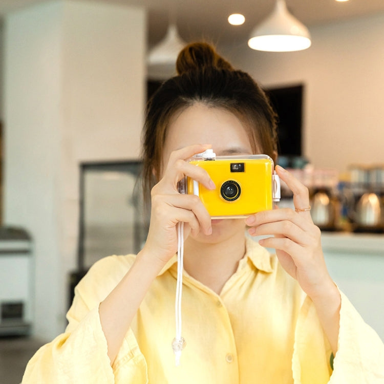 Cute Retro Film Water-resistant Shockproof Camera With Disposable Film(All White Shell)