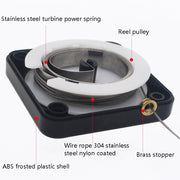 P093 Automatic Doorkeeper Telescher Door Closer Sliding Door Anti-Theft Box, Specification: 2nd Generation Black All Glue 800g 1m
