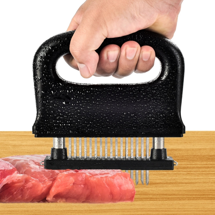 48 Pneumatizer With Handle Tender Meat Knuckle Utensils Kitchen Tool Barbecue Meat(Black)