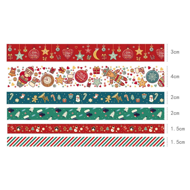 Boxed Christmas Pocket Tape Decoration Material(Christmas Combination Set)