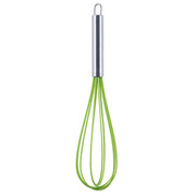 Silicone Egg Beater Home Egg Mixer Kitchen Gadgets Cream Baking Tools, Colour: 12 inch Green