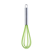 Silicone Egg Beater Home Egg Mixer Kitchen Gadgets Cream Baking Tools, Colour: 10 inch Green