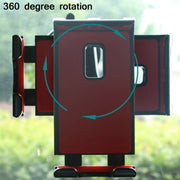 2 PCS Car Mobile Phone Tablet Suction Cup Holder(Red)