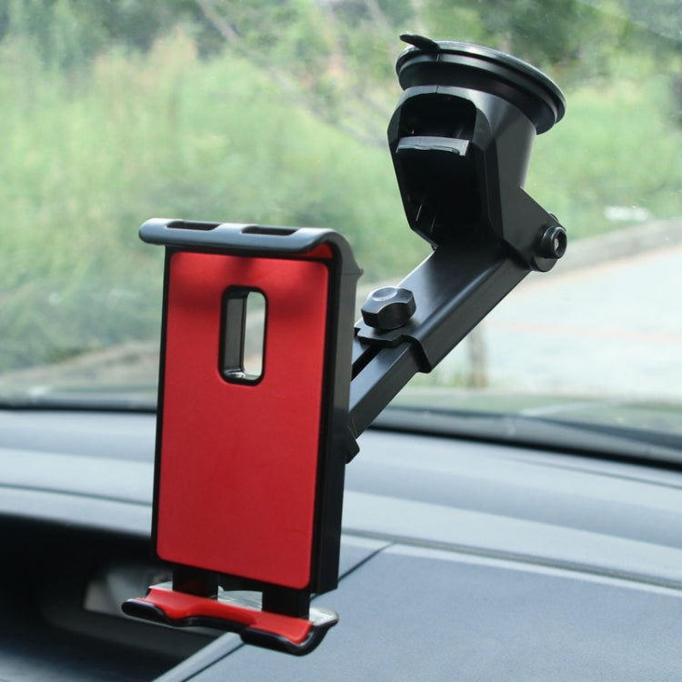 2 PCS Car Mobile Phone Tablet Suction Cup Holder(Red)