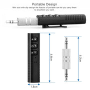 H-139 3.5mm Lavalier Bluetooth Audio Receiver with Metal Adapter(Green)
