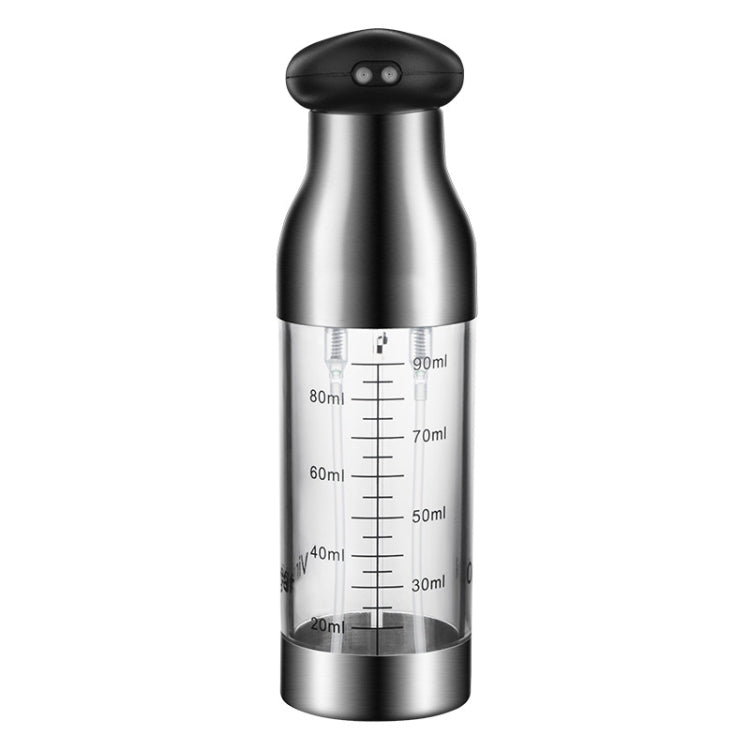 Stainless Steel Push-Type Oil Spray Bottle Barbecue Oil And Vinegar Sprayer