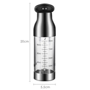 Stainless Steel Push-Type Oil Spray Bottle Barbecue Oil And Vinegar Sprayer