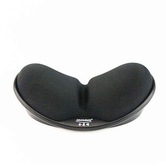 Jincomso V1C Slow Rebound Wristband Mouse Pad Ergonomic Memory Foam Mechanical Keyboard Hand Rest(Black)
