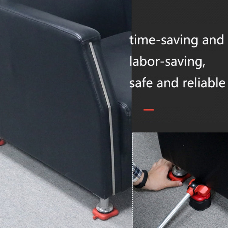 13 PCS / Set Mover Adjustable Height Moving Tool Set With Pry Type Heavy Furniture Moving Roller