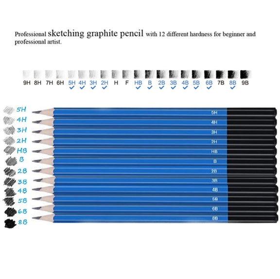 72 in 1 Sketch Pencil Color Lead Set Student Hand-Painted Art Color Pencil