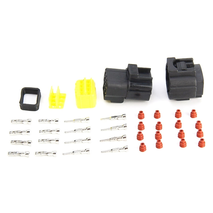 4 Sets  DJ70816Y 8 Holes Automobile Water-resistant Plug Connector Automobile Plug-In Oil Pump Wiring Harness Generator Plug Set