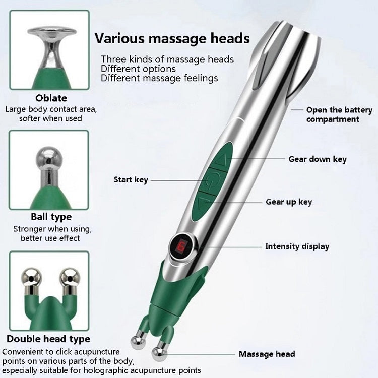 Analgesic Acupuncture Points And Meridian Pens Massage Physiotherapy Acupuncture Sticks(Rectangular)