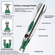Analgesic Acupuncture Points And Meridian Pens Massage Physiotherapy Acupuncture Sticks(Rectangular)