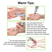 Circulating Energy Automatic Point Finding Meridian Pen Home Pain Electronic Acupuncture Pen Specifications： 3 Head Color Box (Charging Model)