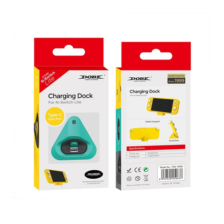 2 PCS DOBE TNS-19062 Host Charging Bottom Portable Triangle Game Console Charger For Switch / Lite(Yellow)