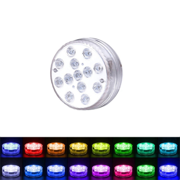 LED Remote Control Diving Light Pool Water-resistant Underwater Lamp, Spec: 7cm 13 LEDs+IR 28-key Remote Control(1 PC + 1 Remote Control)